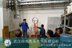國電西高赴連云港進行安全工器具試驗裝置的培訓調試服務